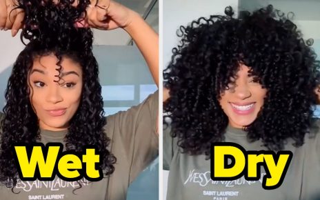 People Are Showing What Their Natural Hair Looks Like Wet Vs. Dry, And The Transformations Are Stunning